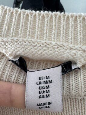 Sincerely Jules Black and Cream Striped Sweater